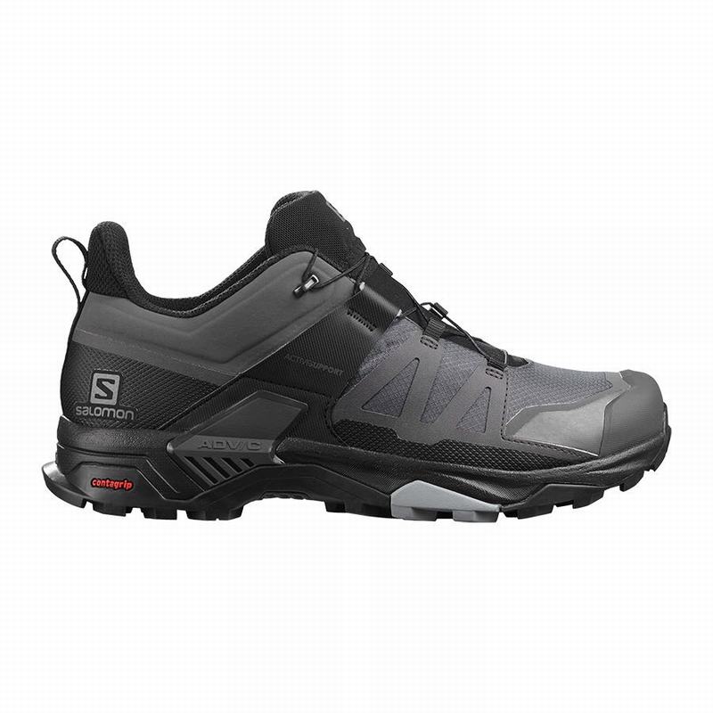 Salomon Singapore Mens Hiking Shoes - X ULTRA 4 GORE-TEX Black | 84902-QNKH